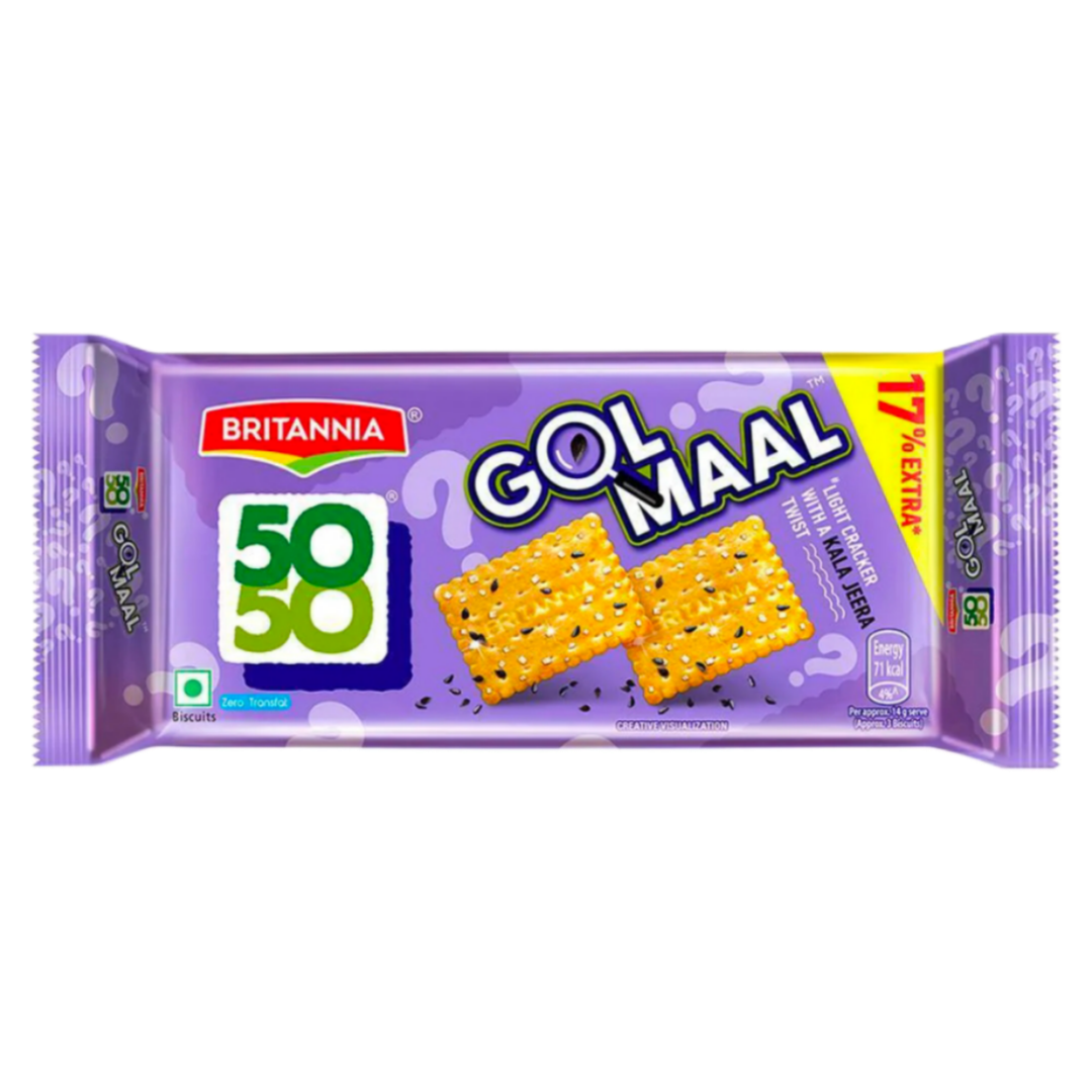 Britannia 50 50 Golmal Biscuits